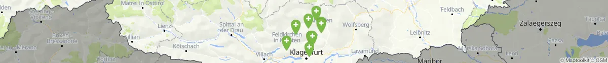 Kartenansicht für Apotheken-Notdienste in der Nähe von Gurk (Sankt Veit an der Glan, Kärnten)